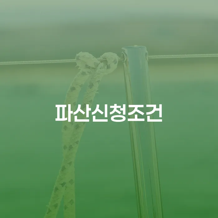 파산이란 개인회생으로 방법 해결하고 싶다면