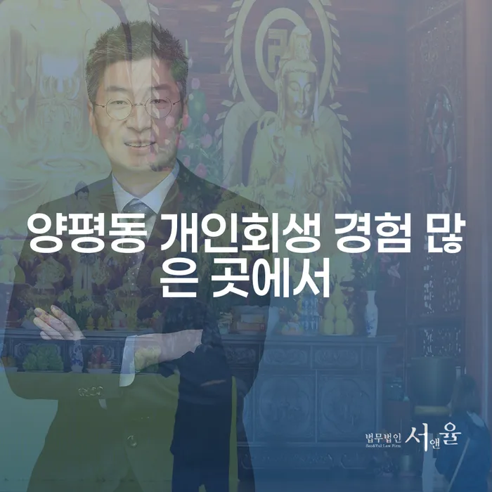 양평동 개인회생 경험 많은 곳에서