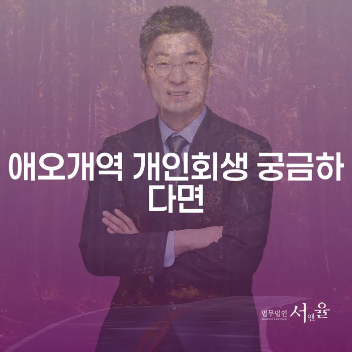 애오개역 개인회생 궁금하다면