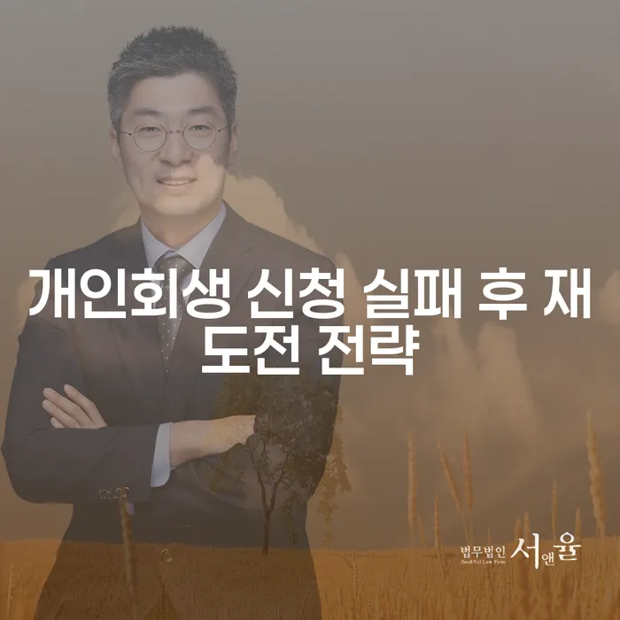 개인회생 신청 실패 후 재도전 전략: 어떻게 다시 시작할 수 있을까요?